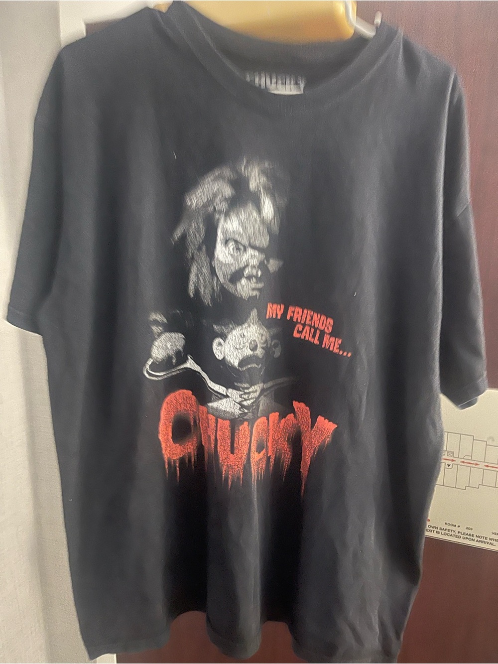 Chucky My Friends Call Me Chucky Horror Graphic Tee XL